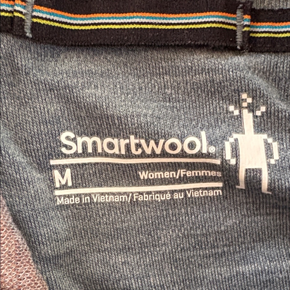 Smartwool Gray and Floral Women's Hoodie - Picture 2 of 2